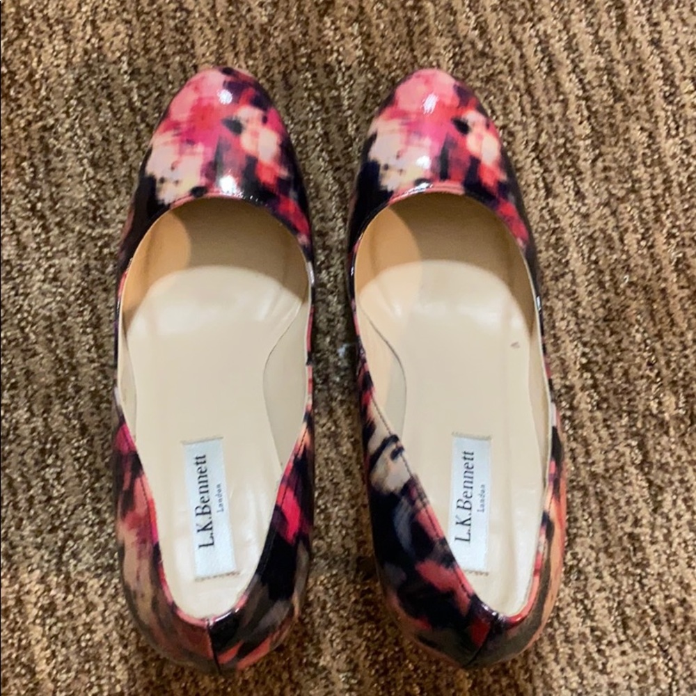 LK. Bennett Shilo multicolor pumps.